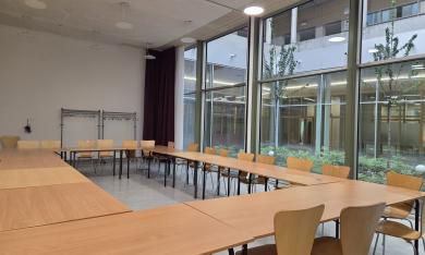 Vue d'une salle de réunion