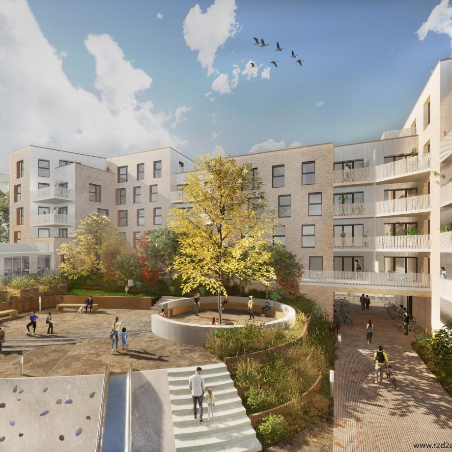 Vue projeté du projet